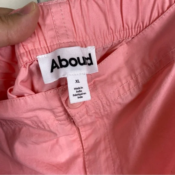 Abound Light Coral Pink Cargo Shorts Beach Vacation Size XL Colorful Summer Trip - Picture 9 of 11